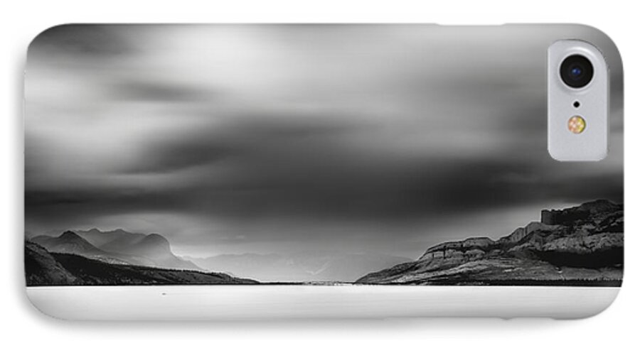 Dan Jurak iPhone 7 Case featuring the photograph Storm over Jasper Lake by Dan Jurak