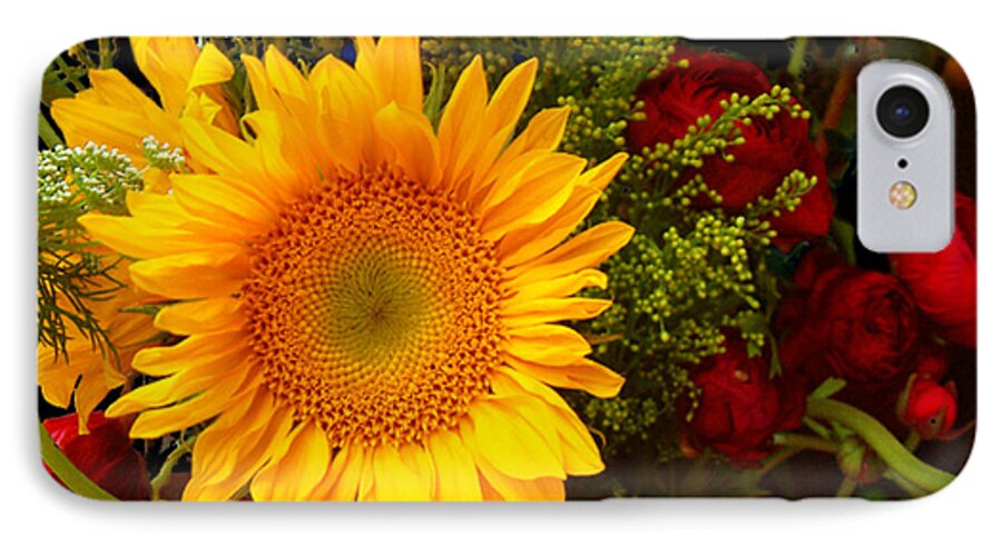 Sunflower iPhone 7 Case featuring the photograph Straight No Chaser by RC DeWinter