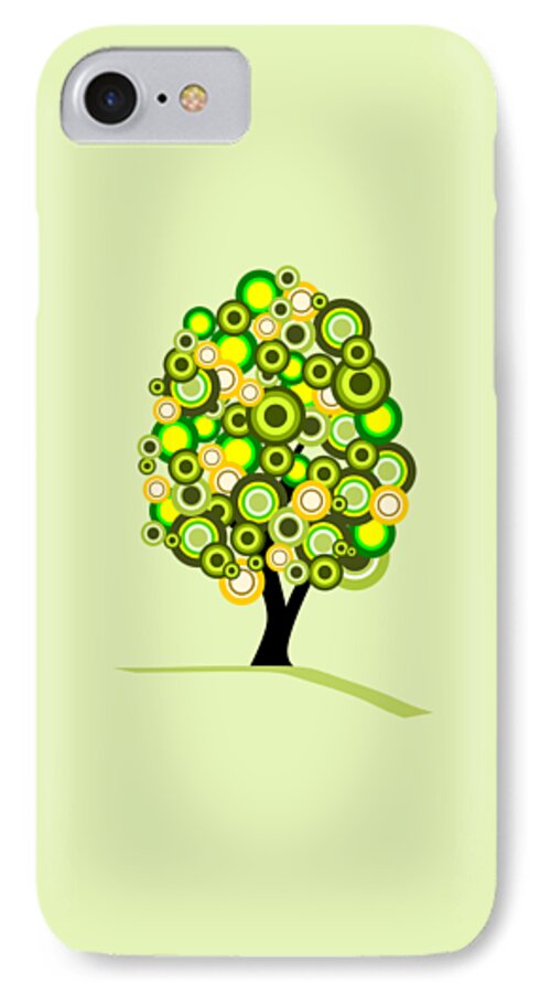 Tree iPhone 7 Case featuring the digital art Summer Tree by Anastasiya Malakhova