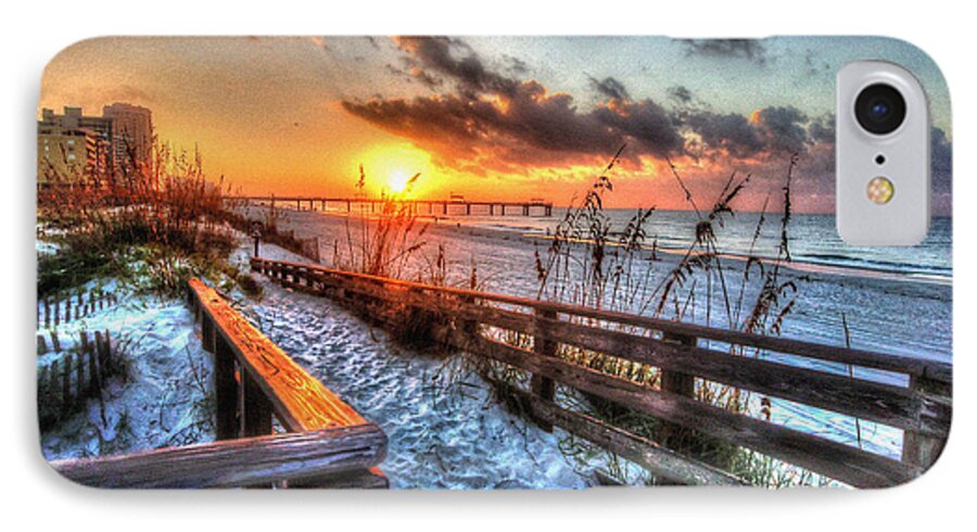 Alabama Photographer iPhone 7 Case featuring the digital art Sunrise at Cotton Bayou by Michael Thomas