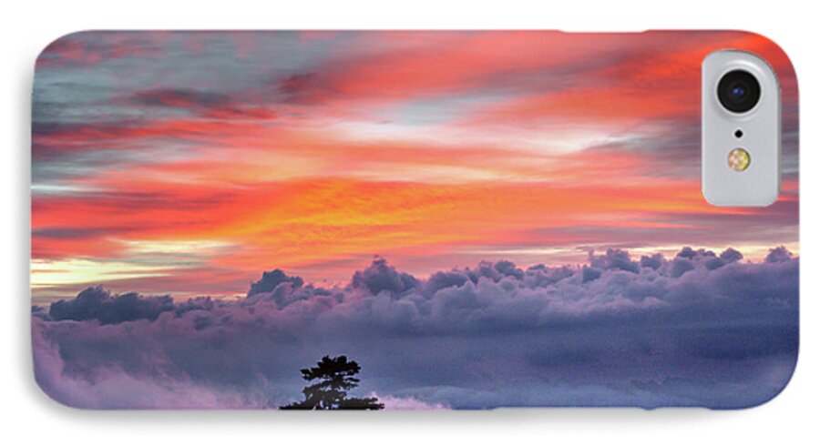 Sunrise iPhone 7 Case featuring the photograph Sunrise Over the Smoky's II by Douglas Stucky