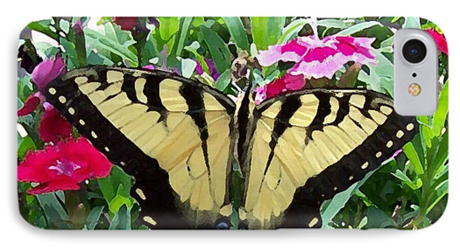 Swallowtail iPhone 7 Case featuring the photograph Symmetry by Sandi OReilly