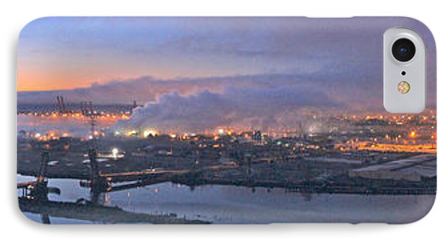 Photography iPhone 7 Case featuring the photograph Tacoma Dawn Panorama by Sean Griffin