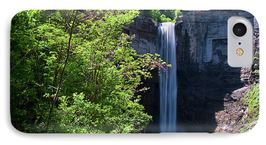 Water iPhone 7 Case featuring the photograph Taughannock Falls 0466 by Guy Whiteley