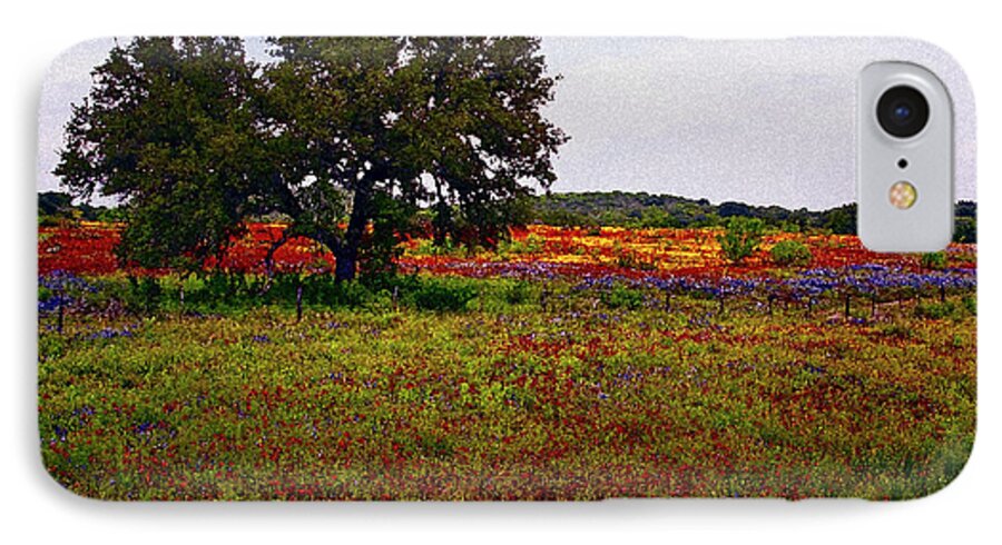 Texas iPhone 7 Case featuring the photograph Texas Wildflowers by Tamyra Ayles