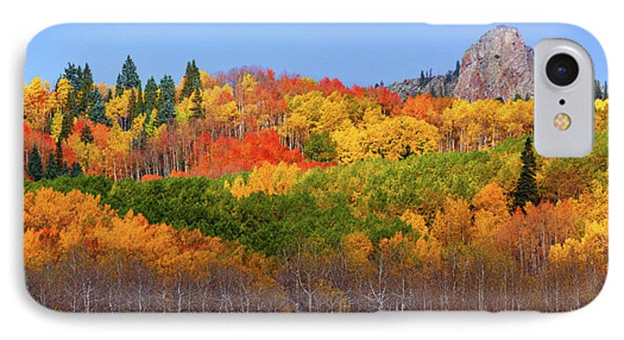 Aspen iPhone 7 Case featuring the photograph The Autumn Blanket by John De Bord