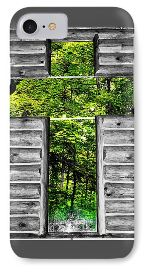  iPhone 7 Case featuring the photograph The Carpenters cross by Daniel Thompson