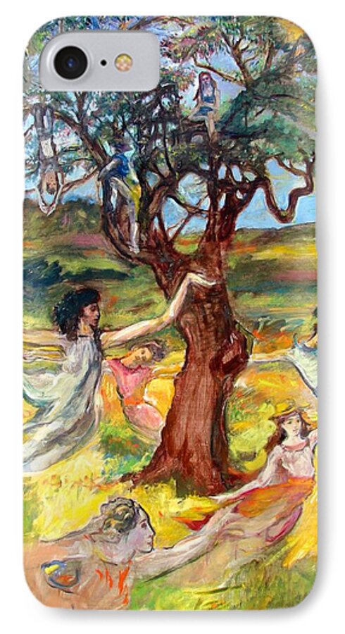 Allegorical Fantasy iPhone 7 Case featuring the painting the Cinnamon Tree by Scott Cumming