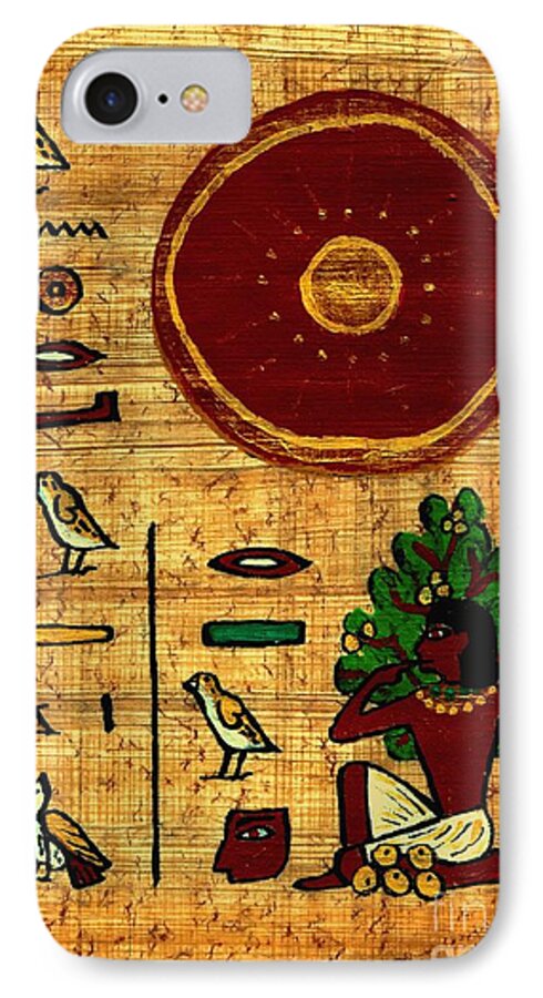 Earth iPhone 7 Case featuring the painting The Earth is in Joy by Pet Serrano