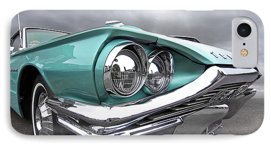 Ford Thunderbird iPhone 7 Case featuring the photograph The Eyes Have It - 1964 Thunderbird by Gill Billington