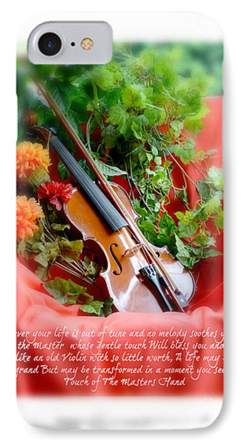 Violin iPhone 7 Case featuring the photograph The Old Violin by Lila Fisher-Wenzel