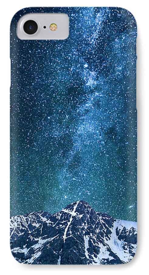 Stars iPhone 7 Case featuring the photograph The One Who Holds the Stars by Aaron Spong