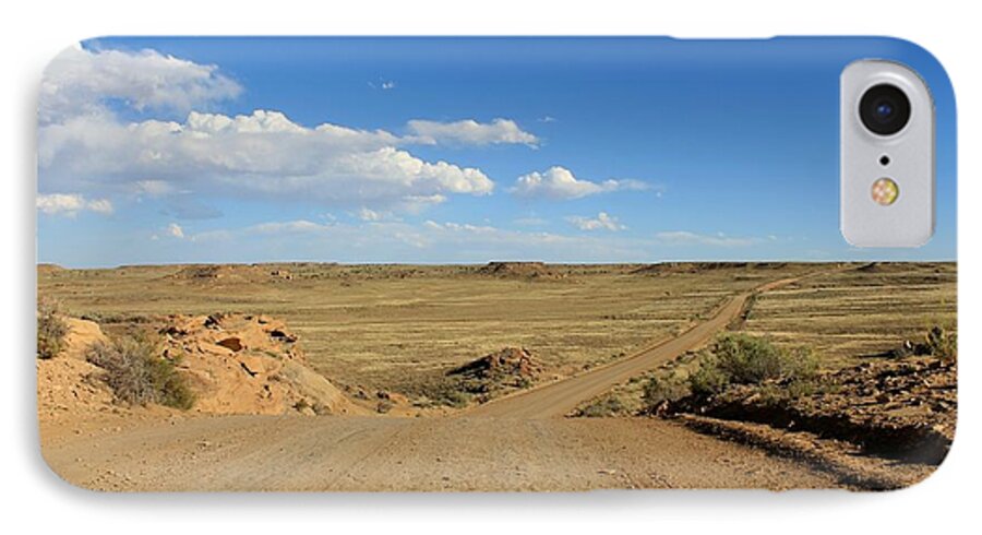 The iPhone 7 Case featuring the photograph The Road To Chaco by Elizabeth Sullivan