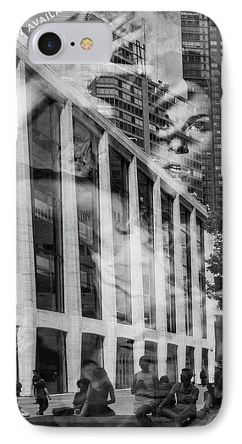 Black And White iPhone 7 Case featuring the photograph The Spirit of a Fury by Cornelis Verwaal