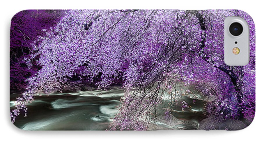 Spring Tree iPhone 7 Case featuring the photograph The Stream's Healing Rhythm by Michael Eingle