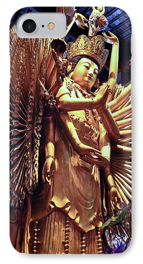 Buddha iPhone 7 Case featuring the photograph Thousand Hands Buddha by Matt MacMillan