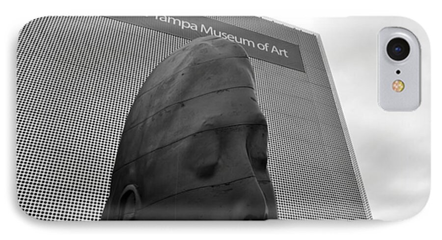 Tampa Museum Of Art iPhone 7 Case featuring the photograph Tampa Museum of Art work B by David Lee Thompson