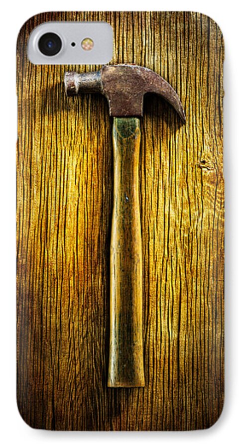 Brad iPhone 7 Case featuring the photograph Tools On Wood 40 by YoPedro