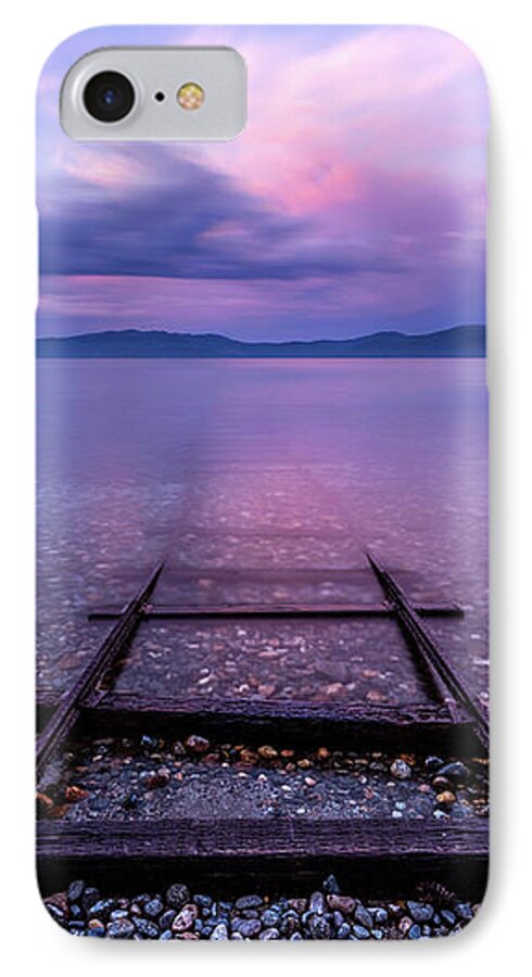 Tahoe iPhone 7 Case featuring the photograph Tracks to Tahoe by Brad Scott