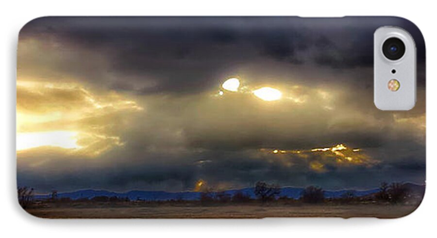 Skyline iPhone 7 Case featuring the photograph Troubled Skies Over Idaho by Kip Vidrine