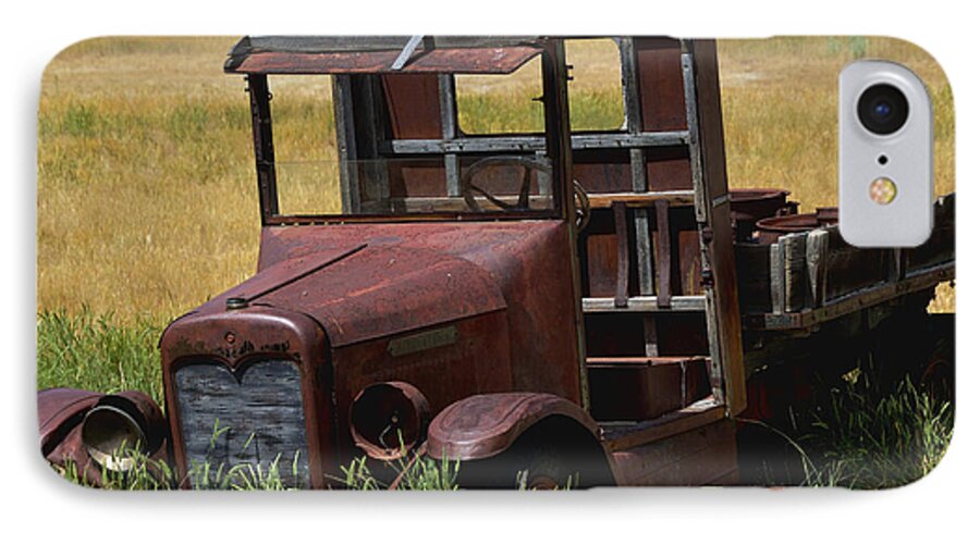 Truck iPhone 7 Case featuring the photograph Truck Long Gone by Kae Cheatham