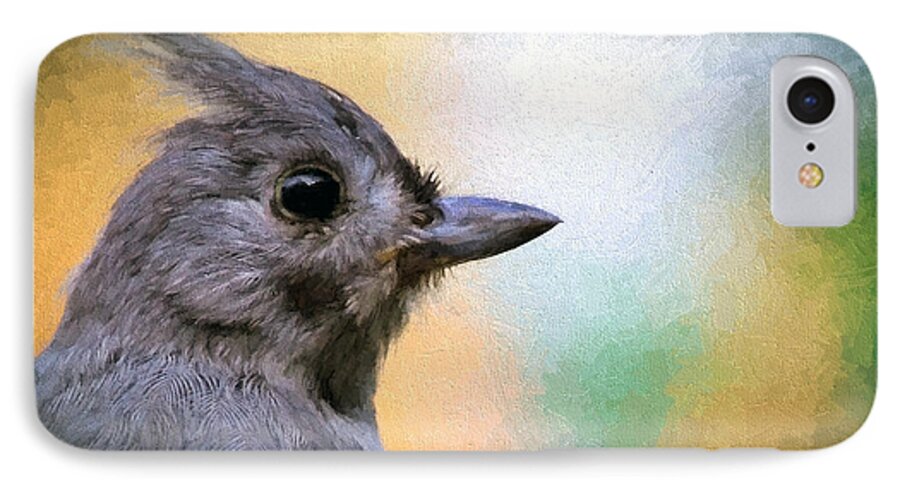 Tufted Titmouse iPhone 7 Case featuring the photograph Tufted Titmouse by Diane Giurco