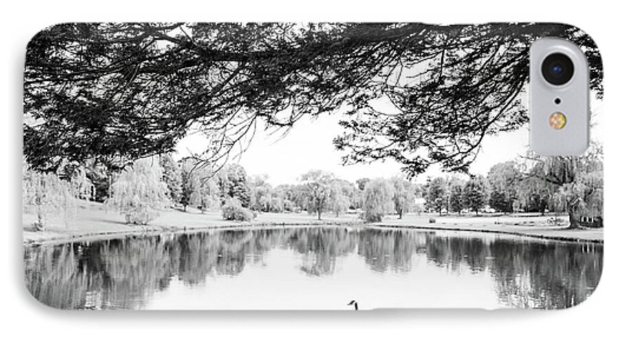 Two At The Pond iPhone 7 Case featuring the photograph Two At The Pond by Karol Livote