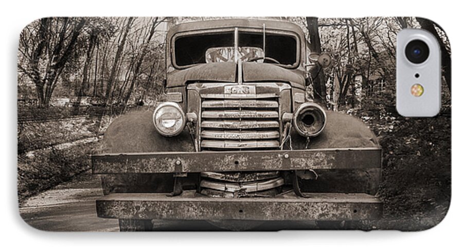 Trucks iPhone 7 Case featuring the photograph Unemployed by John Anderson