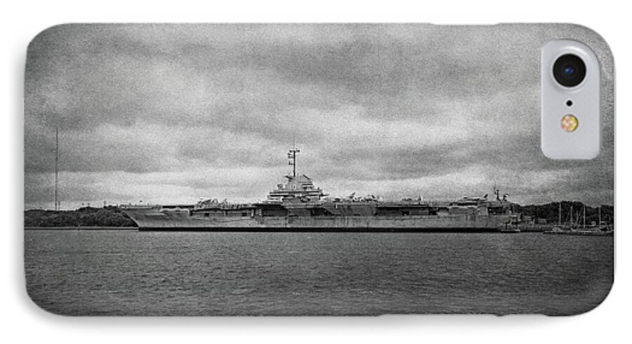Uss Yorktown iPhone 7 Case featuring the photograph USS Yorktown by Sandy Keeton