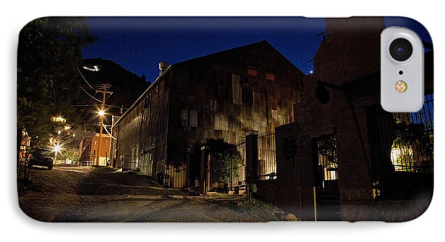 Venus iPhone 7 Case featuring the photograph Venus setting in Jerome Az by Ron Chilston