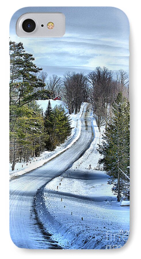 Vermont iPhone 7 Case featuring the photograph Vermont Country Landscape by Deborah Benoit