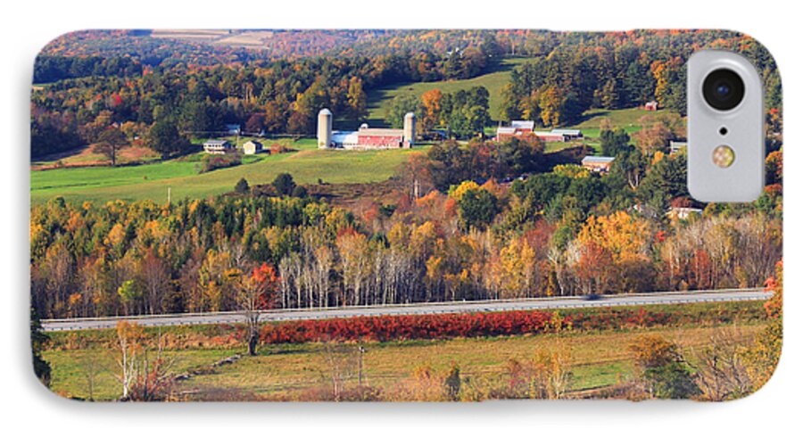Vermont iPhone 7 Case featuring the photograph Vermont Countryside View Pownal by John Burk
