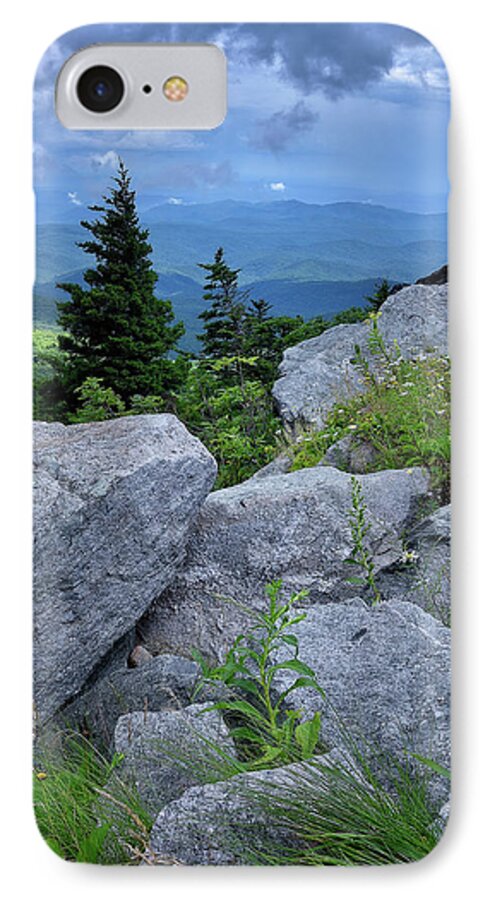 Grandfather iPhone 7 Case featuring the photograph View from Grandfather Mtn NC by Steve Hurt