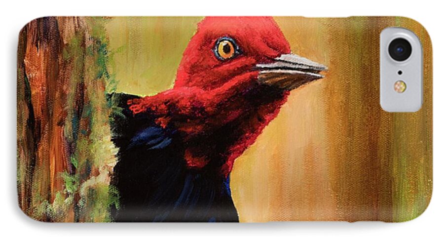 Nature iPhone 7 Case featuring the painting Whats Up? by Igor Postash