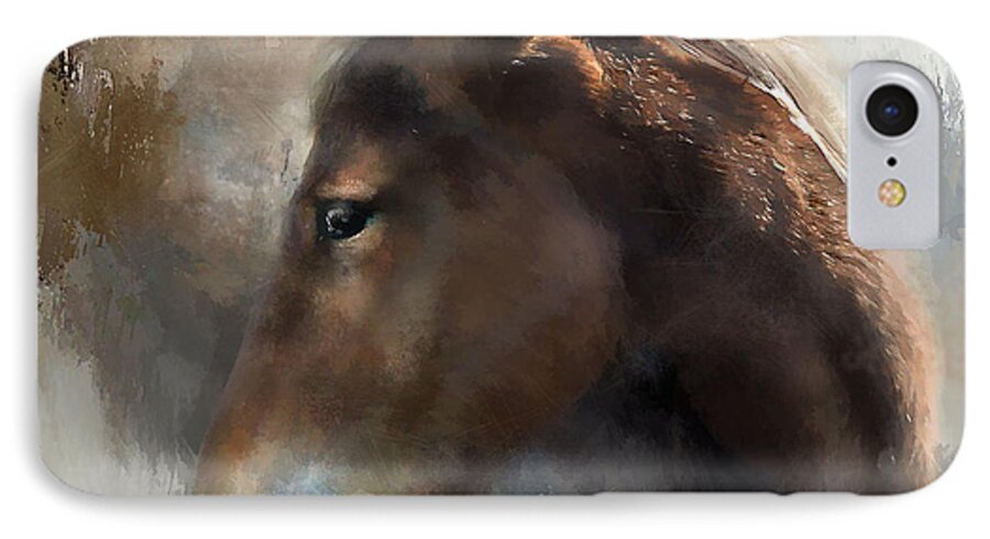 Pony iPhone 7 Case featuring the photograph Wild Pony by Kathy Russell