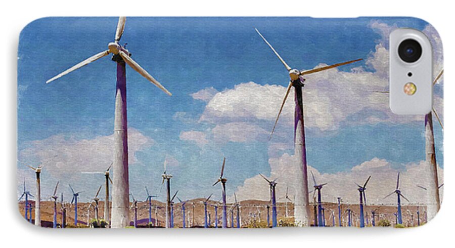 Wind iPhone 7 Case featuring the photograph Wind Power by Ricky Barnard