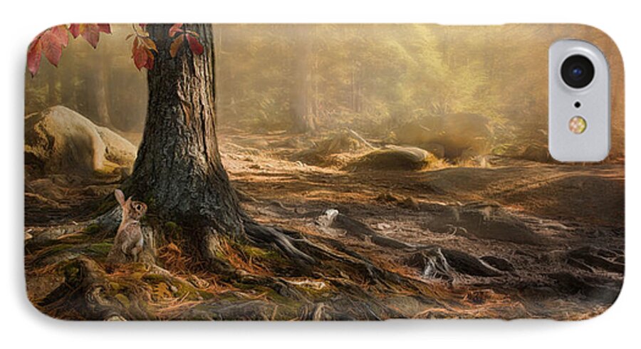 Woodland iPhone 7 Case featuring the photograph Woodland Mist by Robin-Lee Vieira