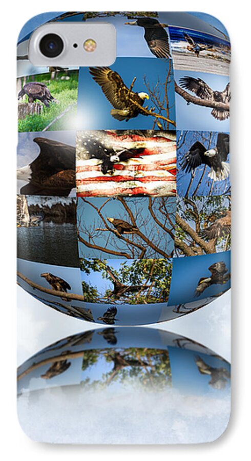 Eagles iPhone 7 Case featuring the photograph World Full of Eagles by Eleanor Abramson