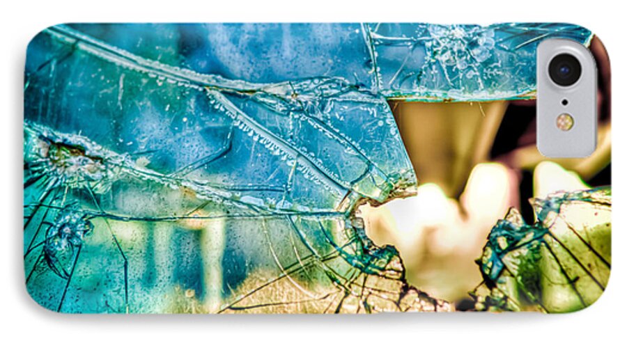 Broken Window iPhone 7 Case featuring the photograph World In My Eyes by TC Morgan