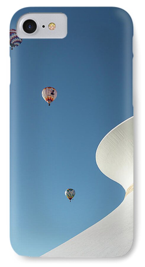 Forest Park iPhone 7 Case featuring the photograph Balloons Race over the Planetarium by Scott Rackers