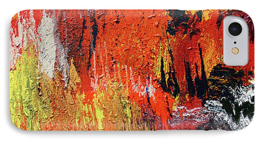 Fusionart iPhone 7 Case featuring the painting Chasm by Ralph White