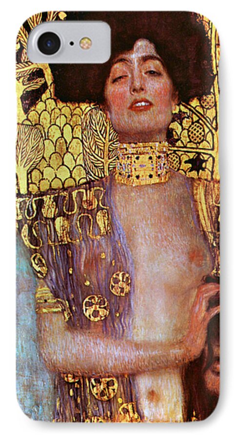 Vienna iPhone 7 Case featuring the painting Judith by Gustav Klimt