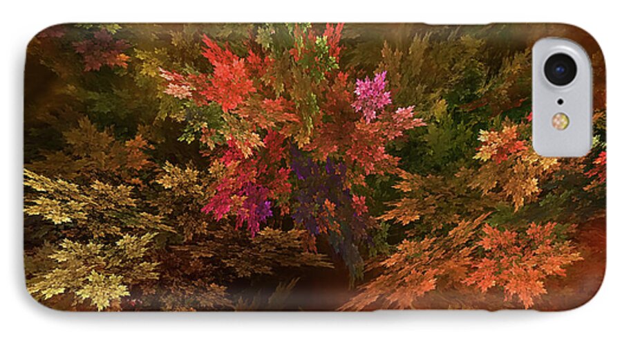 Autumn iPhone 7 Case featuring the digital art Autumn Bouquet by Olga Hamilton
