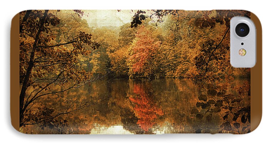 Autumn iPhone 7 Case featuring the photograph Autumn Reflected by Jessica Jenney