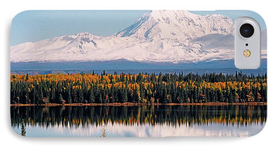 Alaska iPhone 7 Case featuring the photograph Autumn View of Mt. Drum - Alaska by Juergen Weiss