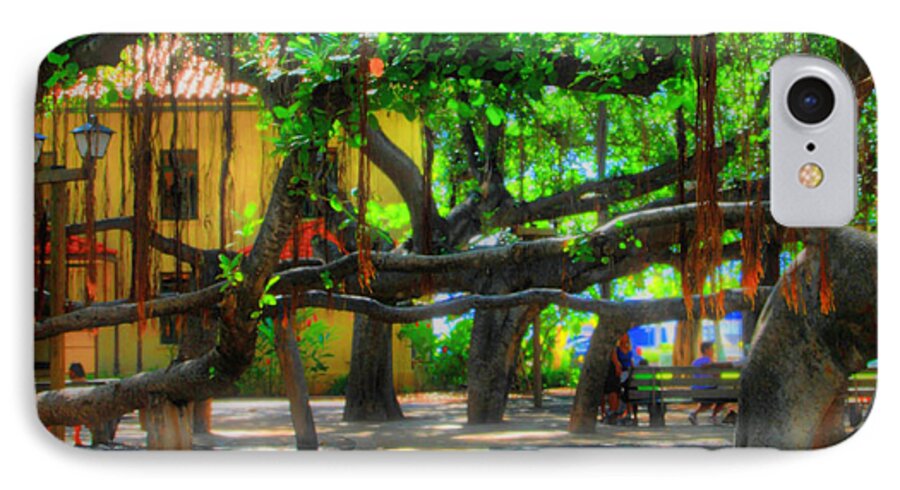 Hawaii iPhone 7 Case featuring the photograph Beneath the Banyan Tree by DJ Florek