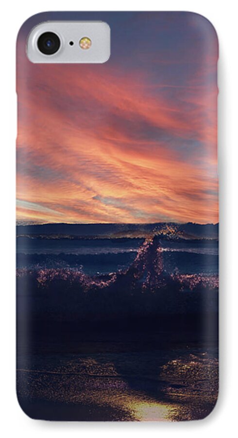Ocean iPhone 7 Case featuring the photograph Breaking Waves by Skip Tribby
