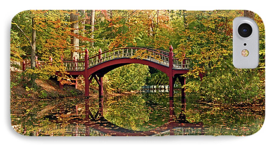 William & Mary iPhone 7 Case featuring the photograph Fall Reflections at Crim Dell by Jerry Gammon