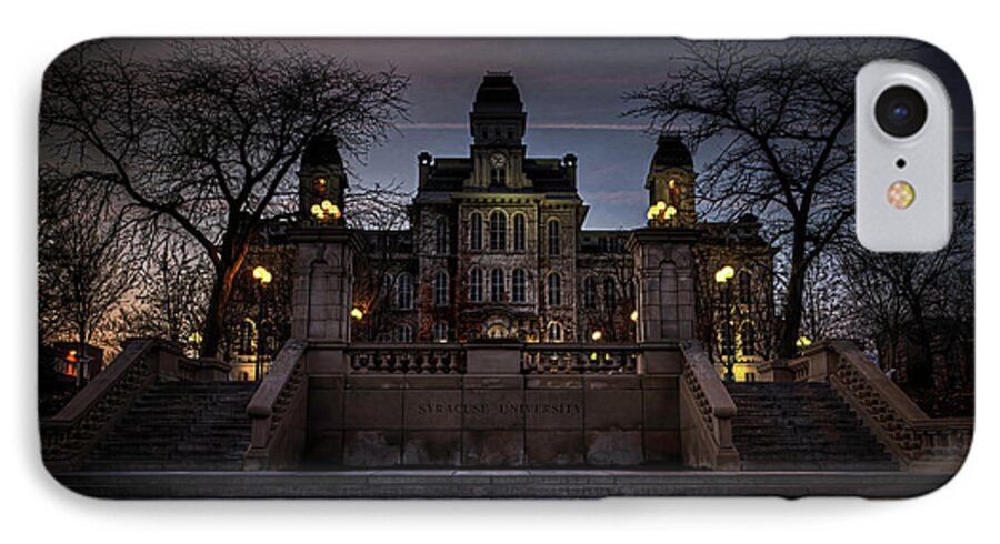 Syracuse iPhone 7 Case featuring the photograph Hogwarts - Hall of Languages by Everet Regal