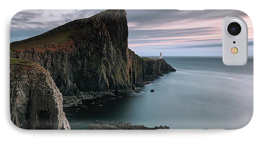 Neist Point iPhone 7 Case featuring the photograph Neist Point Sunset - Isle of Skye by Grant Glendinning